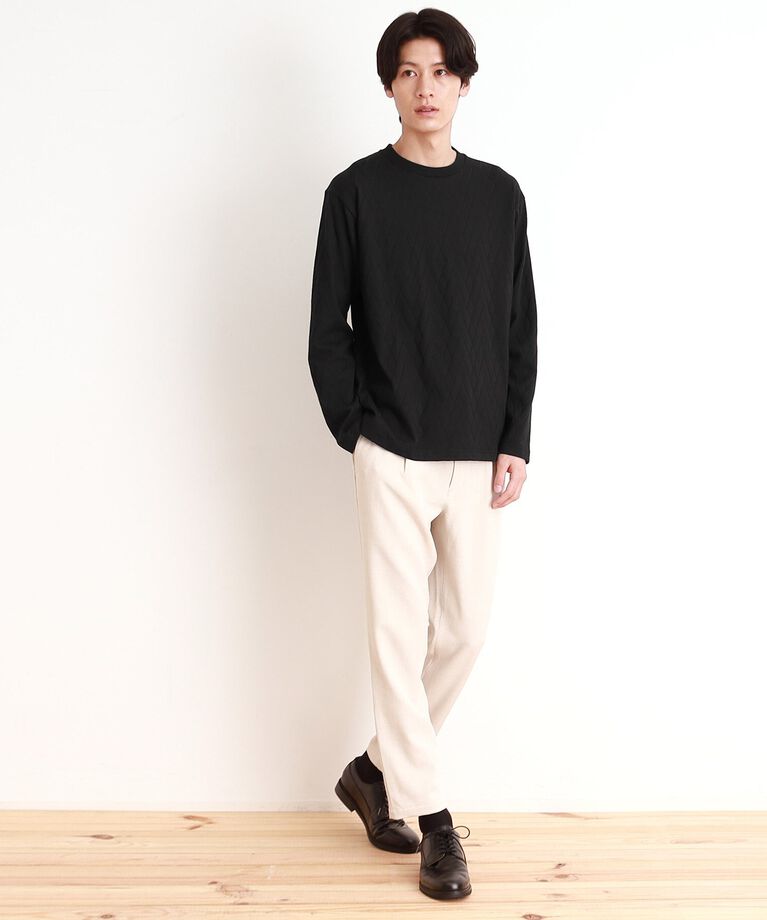 THE SHOP TK「ジオメトリックリンクス長袖Tシャツ ON／OFF兼用」|Tシャツ・カットソー|