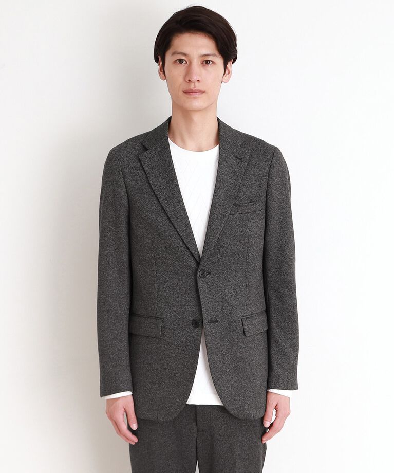 THE SHOP TK「TRポンチカルゼジャケット セットアップ可／ストレッチ」|テーラードジャケット|