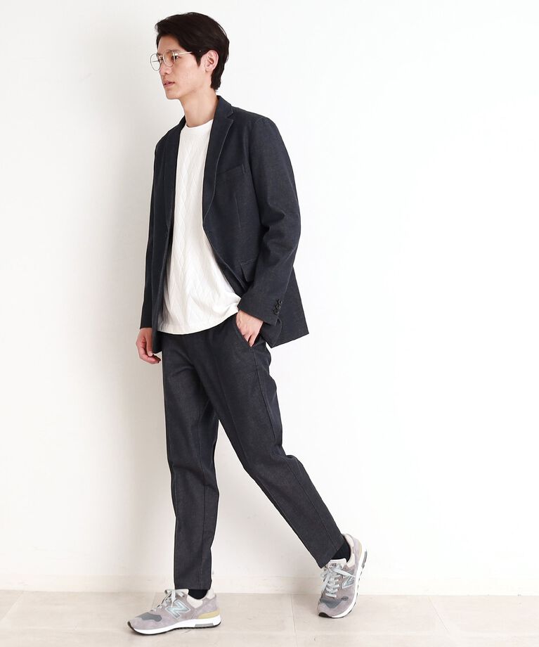 THE SHOP TK「エバーデニムスラックス セットアップ可／ストレッチ」|その他|