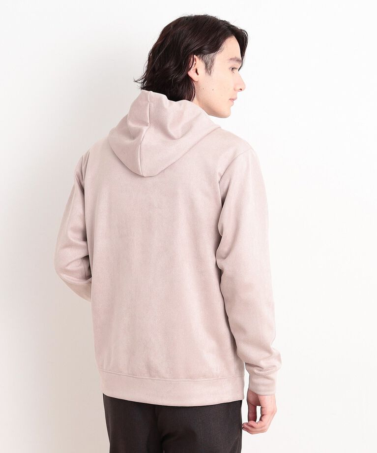 THE SHOP TK「スウェードタッチダンボールジップパーカー」|パーカー|
