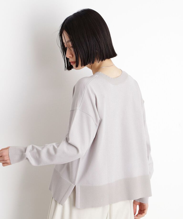 THE SHOP TK「【毛玉になりにくい】さらっとキレイVネックニット/洗濯機OK」|ニット・セーター|