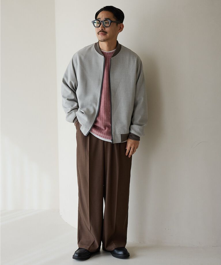 THE SHOP TK「ツイルワイドスラックス」|その他|