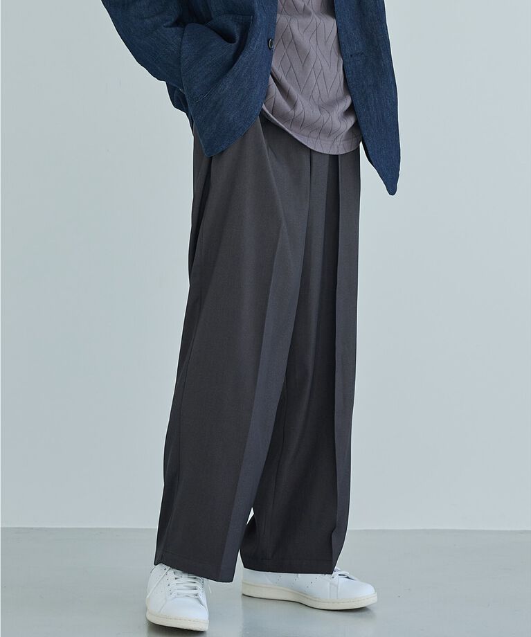 THE SHOP TK「ツイルワイドスラックス」|その他|