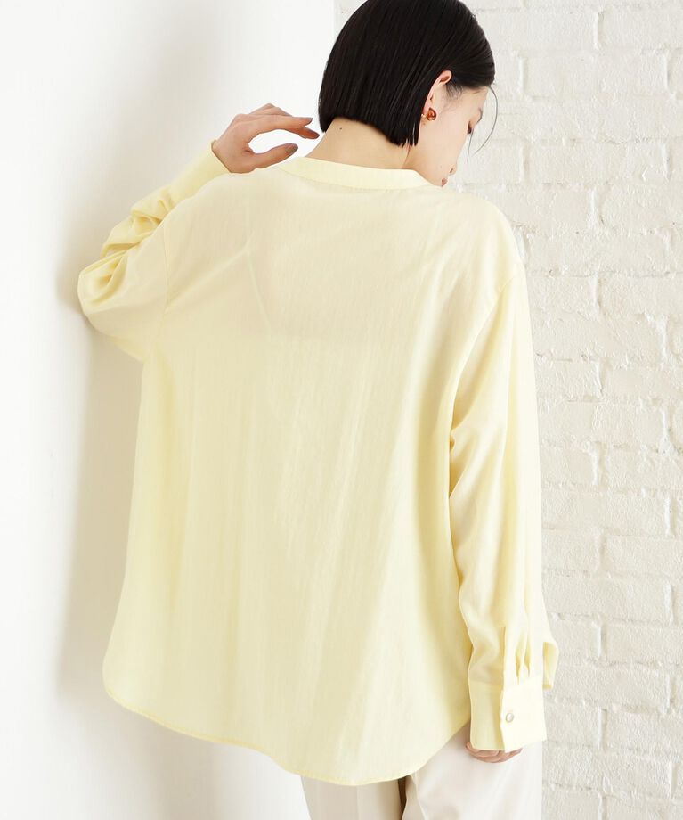 THE SHOP TK「【体型カバー】ダブルポケットスキッパーシャツ/洗濯機OK」|シャツ・ブラウス|