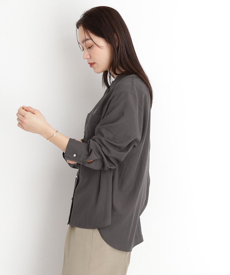 THE SHOP TK「【体型カバー】ダブルポケットスキッパーシャツ/洗濯機OK」|シャツ・ブラウス|