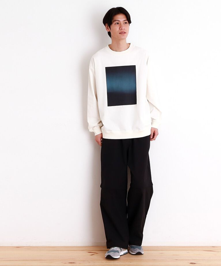 THE SHOP TK「プリントリブ長袖Tシャツ」|Tシャツ・カットソー|