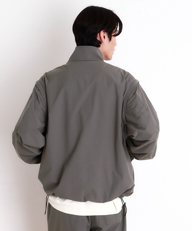 THE SHOP TK「デタッチャブルスタンドブルゾン＆ベスト　セットアップ可/2WAY」|ブルゾン・スタジャン|