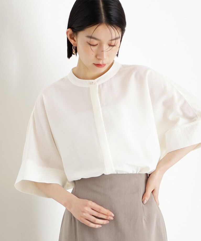 THE SHOP TK「【近藤千尋さん&宮城舞さん着用】ドルマンブラウス/7色展開/洗濯機OK/体型カバー」|シャツ・ブラウス|