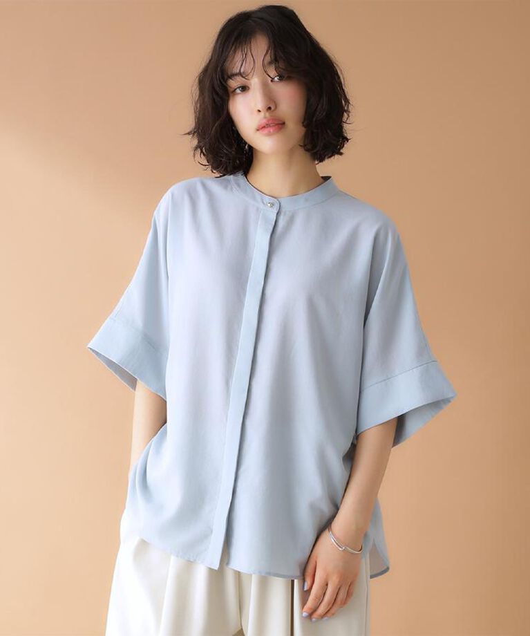 THE SHOP TK「【近藤千尋さん&宮城舞さん着用】ドルマンブラウス/7色展開/洗濯機OK/体型カバー」|シャツ・ブラウス|