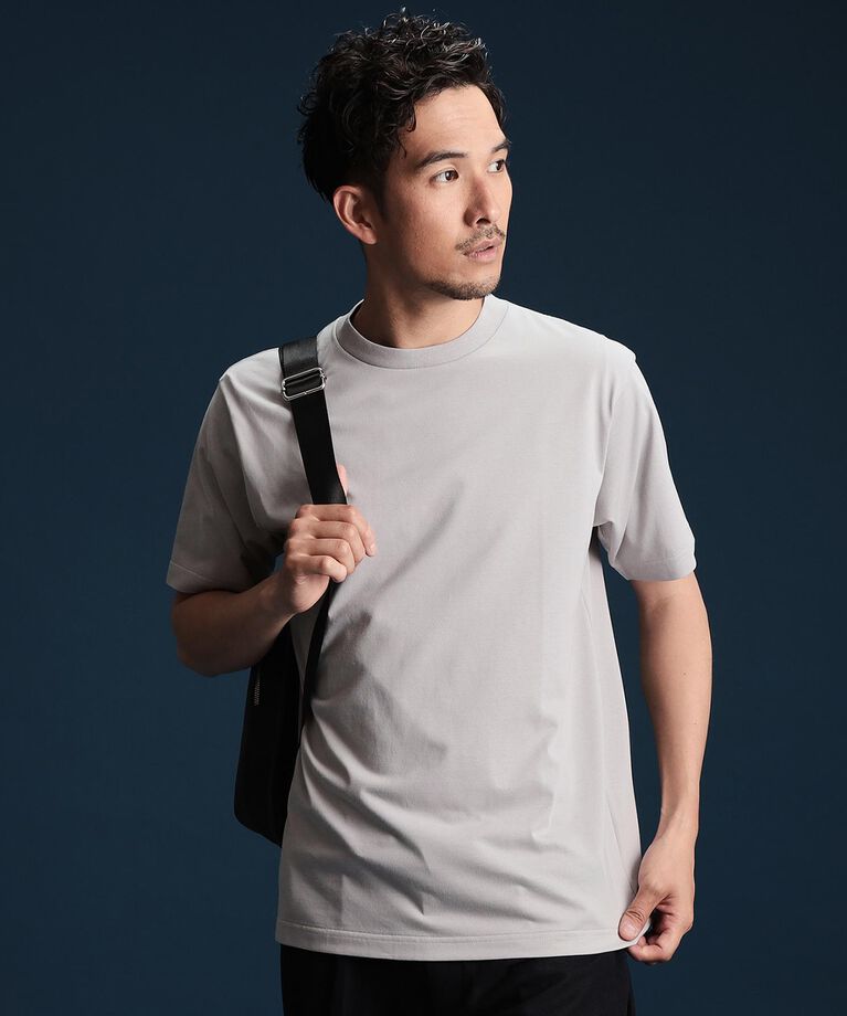THE SHOP TK「ビジネス対応ジャケットTシャツ」|Tシャツ・カットソー|ライトグレー(011