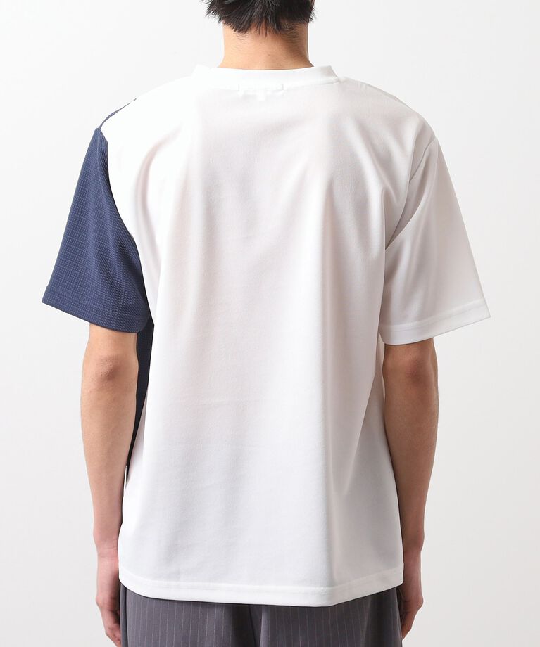 THE SHOP TK「アムンゼン異素材切替半袖Tシャツ」|Tシャツ・カットソー|