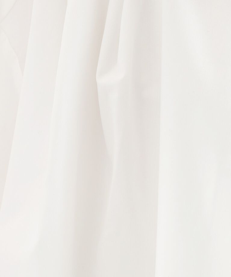 THE SHOP TK「【体型カバー】6分袖バックシャーリングシャツ/洗える」|シャツ・ブラウス|