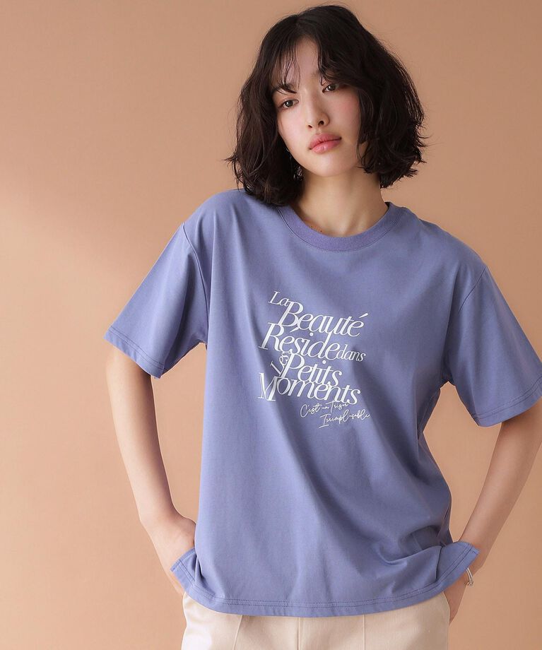 THE SHOP TK「【近藤千尋さん&宮城舞さん着用】ロゴアソートTシャツ/接触冷感/UVケア/洗濯機OK」|Tシャツ・カットソー|