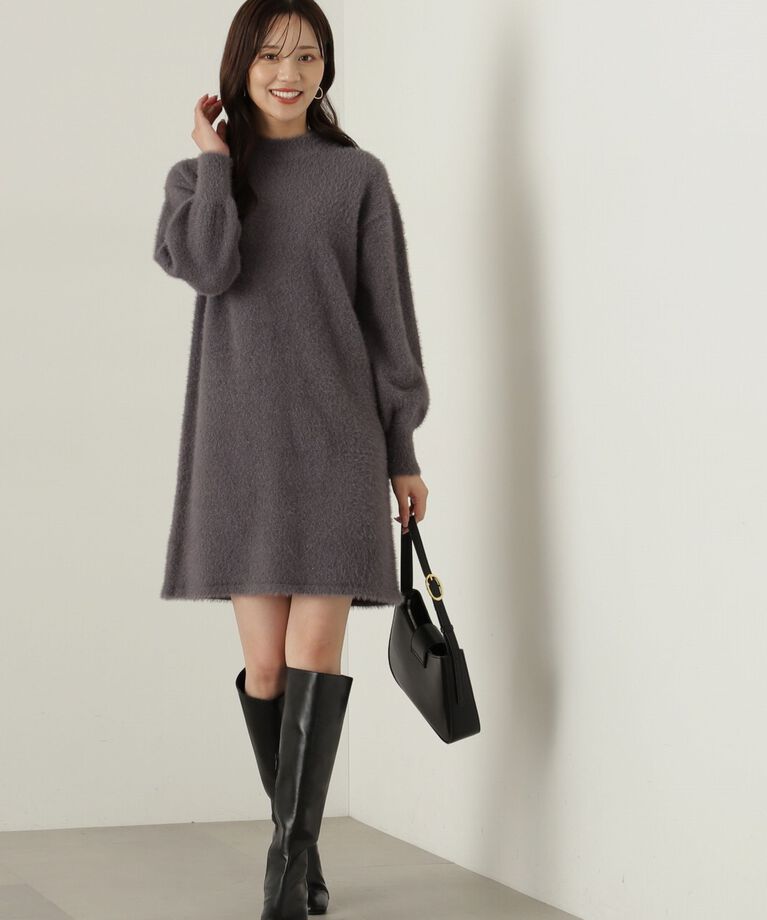 PROPORTION BODY DRESSING「ラメフェザーミニワンピース」|ワンピース|
