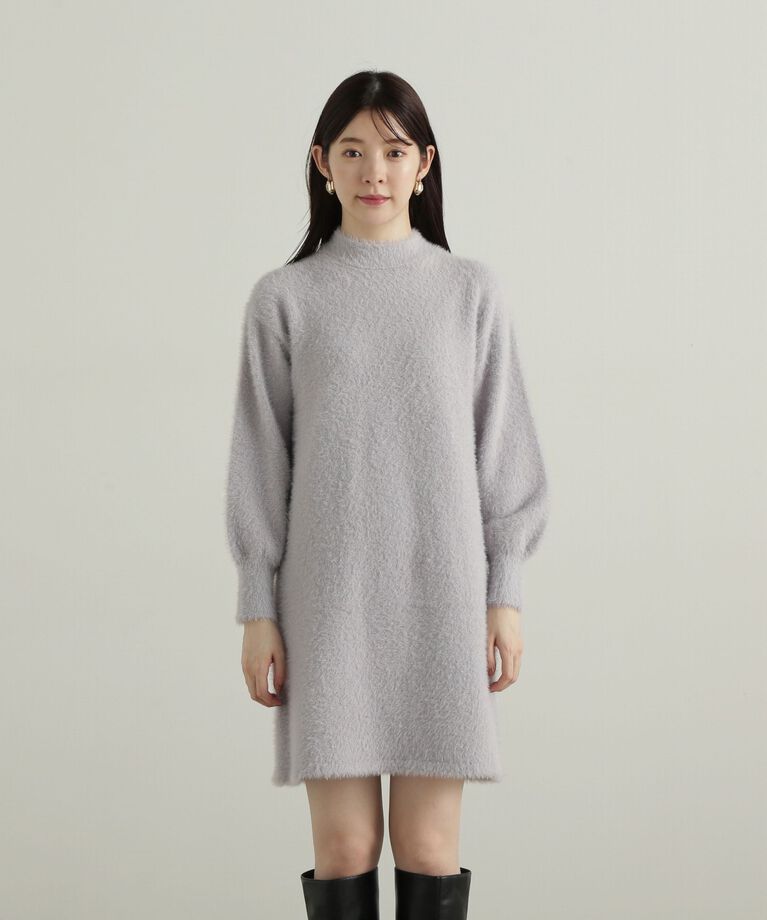 PROPORTION BODY DRESSING「ラメフェザーミニワンピース」|ワンピース|