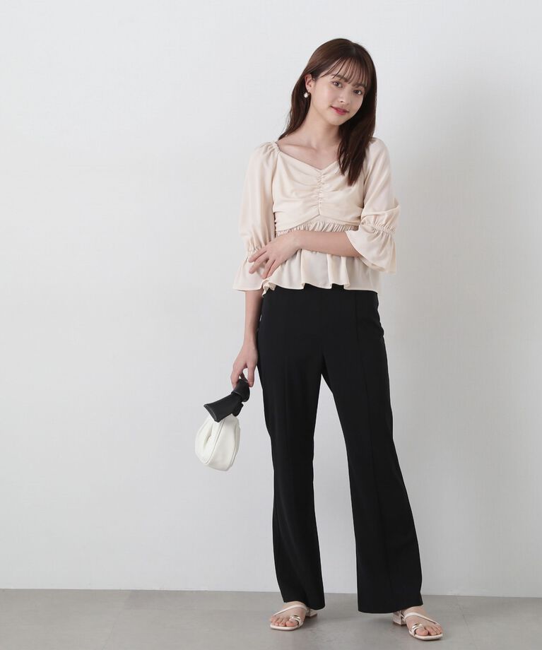 PROPORTION BODY DRESSING「2wayフロントギャザーブラウス」|シャツ・ブラウス|