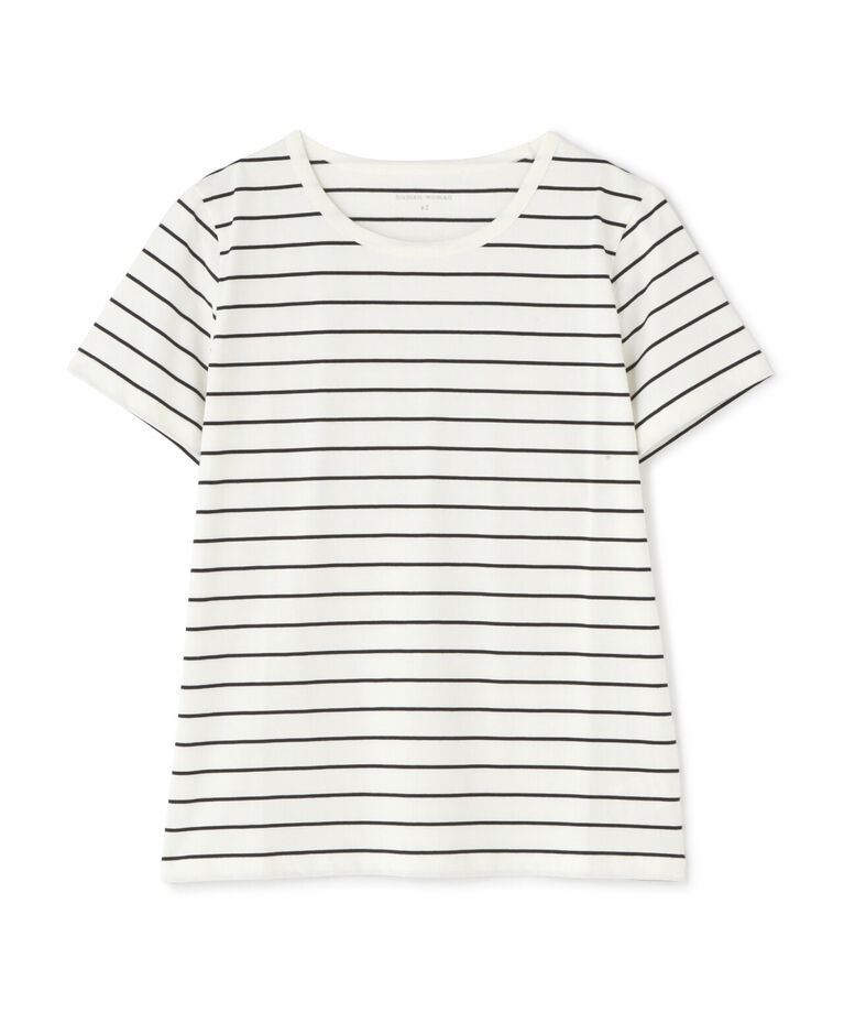  「◆オーガニック綿天竺半袖ボーダーＴシャツ」|Tシャツ・カットソー|