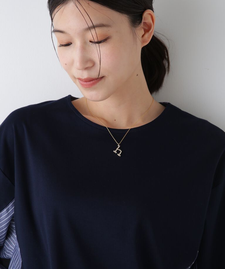  「ｈｗイニシャルネックレス」|ネックレス|hゴールド