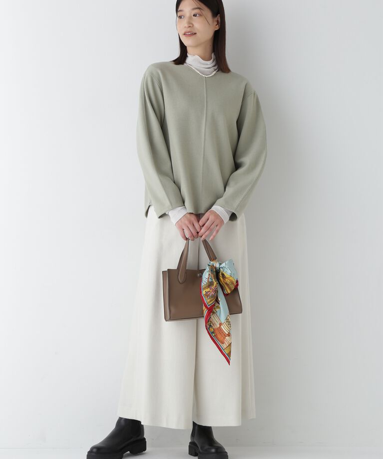  「◆ウォッシャブルミルドジャージーVネックプルオーバー」|Tシャツ・カットソー|