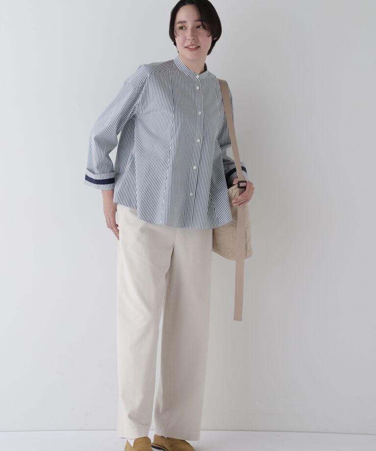  「◆ストレッチエアリードットコードセミワイドバレルパンツ」|その他|