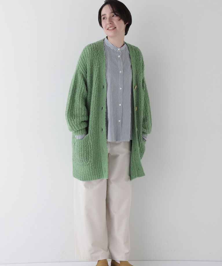  「◆ストレッチエアリードットコードセミワイドバレルパンツ」|その他|