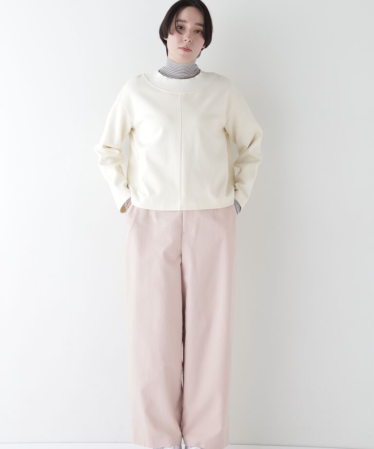  「◆ストレッチエアリードットコードセミワイドバレルパンツ」|その他|