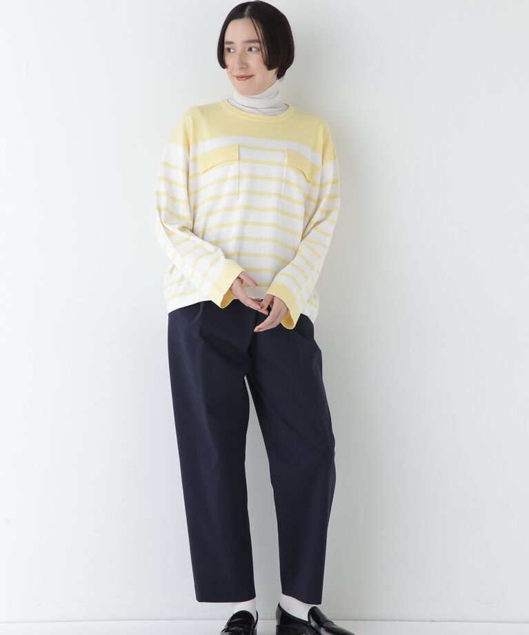  「◆ストレッチポンチタックテーパードパンツ」|その他|