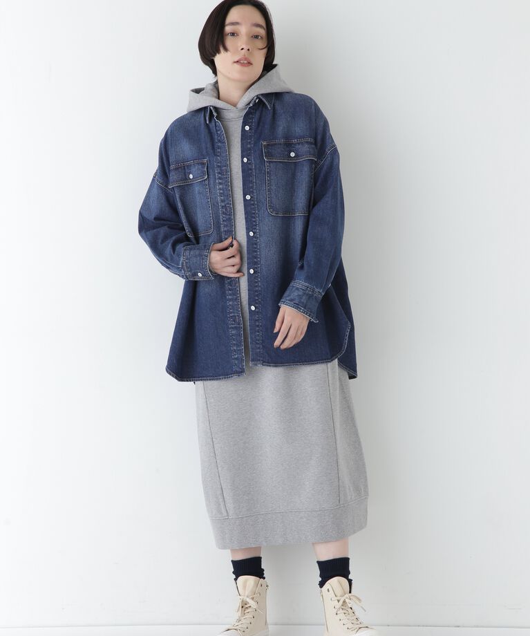  「◆スウェットフーディーワンピース」|ワンピース|