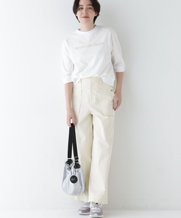  「◆コードストレッチベイカーセミワイドパンツ」|その他|