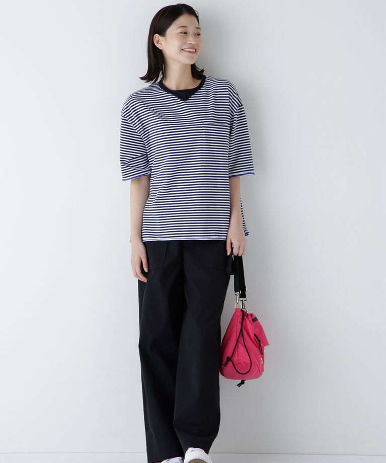  「◆コードストレッチベイカーセミワイドパンツ」|その他|