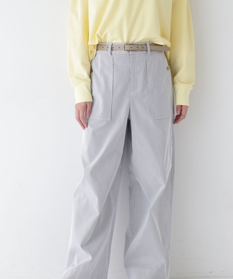  「◆コードストレッチベイカーセミワイドパンツ」|その他|ネイビースト 3