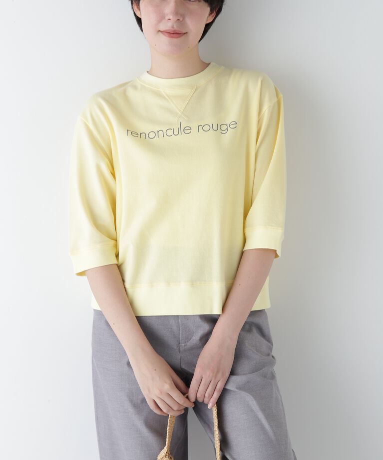  「◆ロゴトレーナー」|Tシャツ・カットソー|イエロー