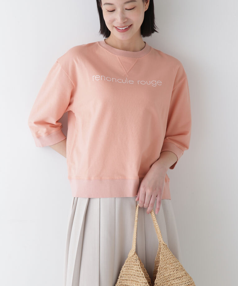  「◆ロゴトレーナー」|Tシャツ・カットソー|ピンク