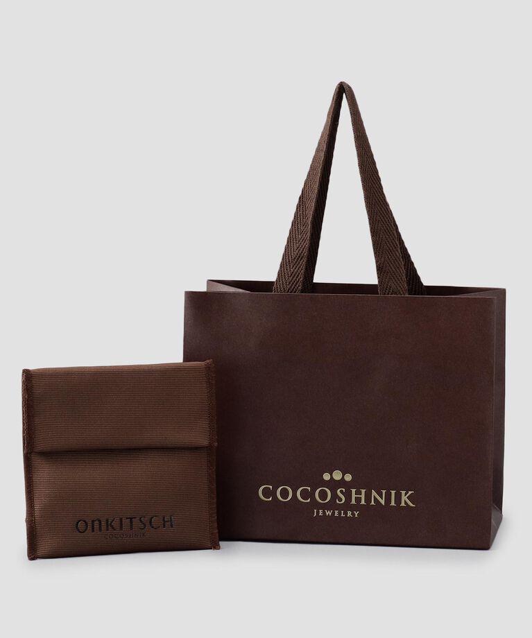 COCOSHNIK ONKITSCH「シルバー ホロウピアス Dシェイプ」|ピアス|