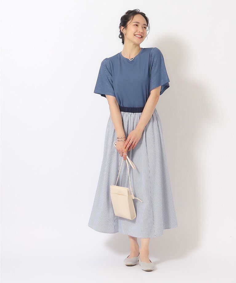 SHOO･LA･RUE「洗えて涼し気 透かし編みニットパンプス」|パンプス|