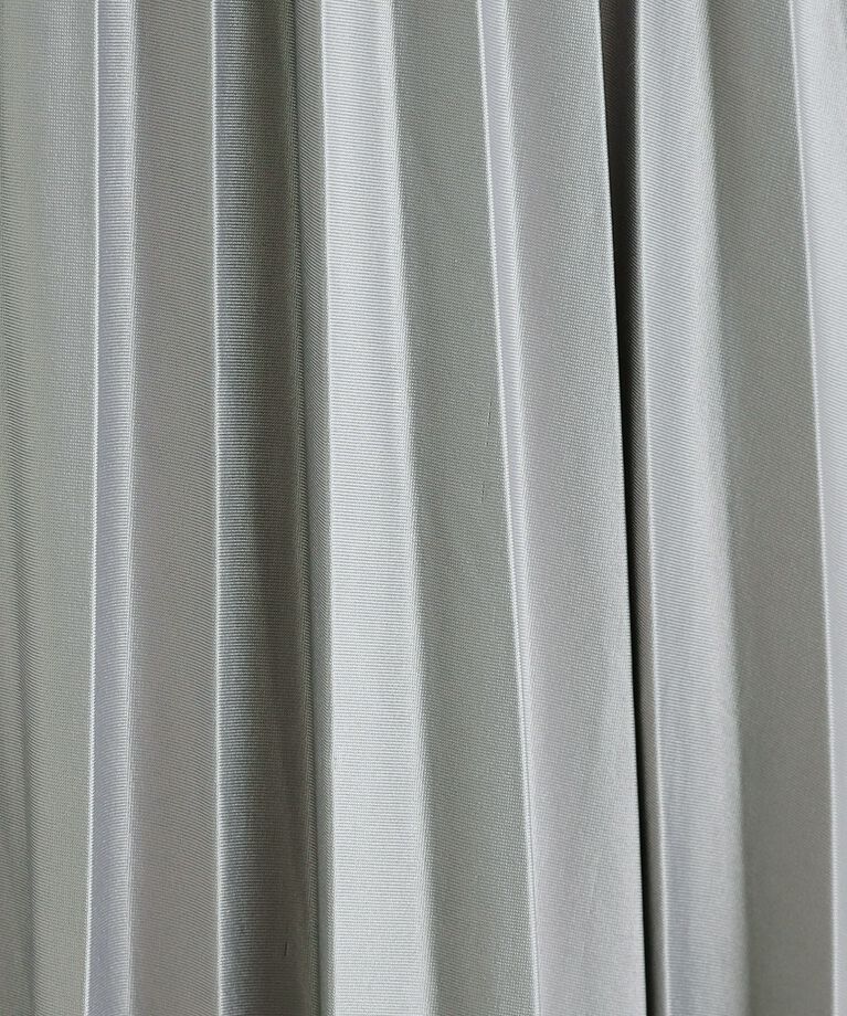 SHOO･LA･RUE「微光沢で華やか レザー調プリーツスカート」|スカート|