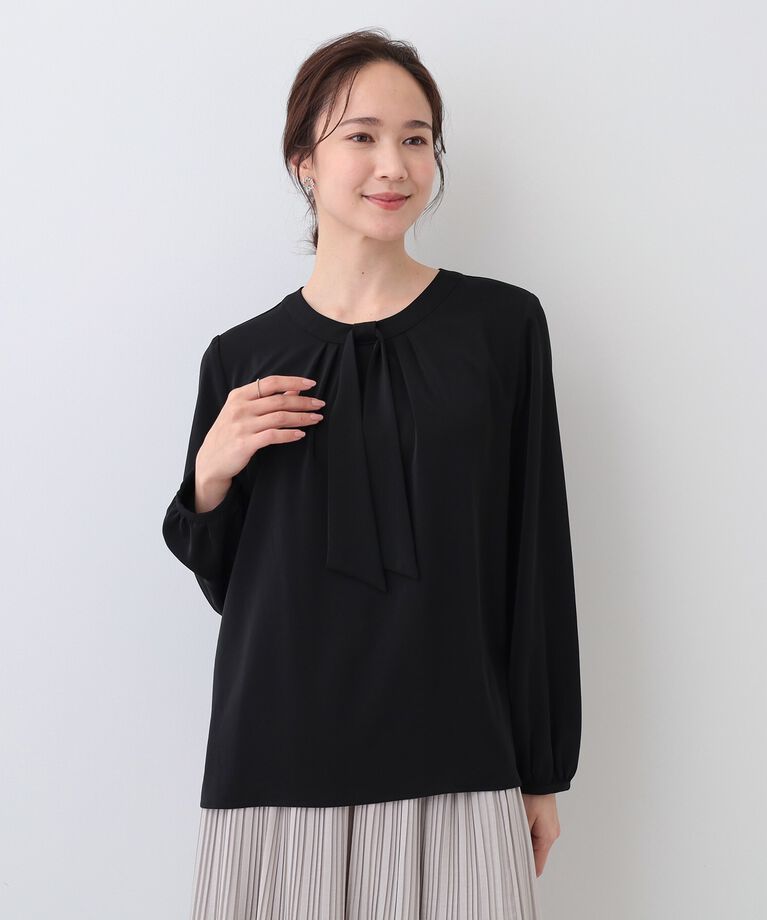SHOO･LA･RUE「イージーケア ボウタイブラウス」|シャツ・ブラウス|