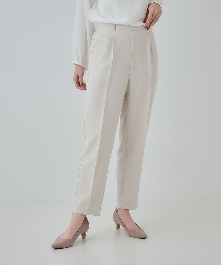 SHOO･LA･RUE「【SS-3L/洗える/通勤・セレモニーにも】しなやかな身のこなしが叶う ストレッチテーパードパンツ」|その他|