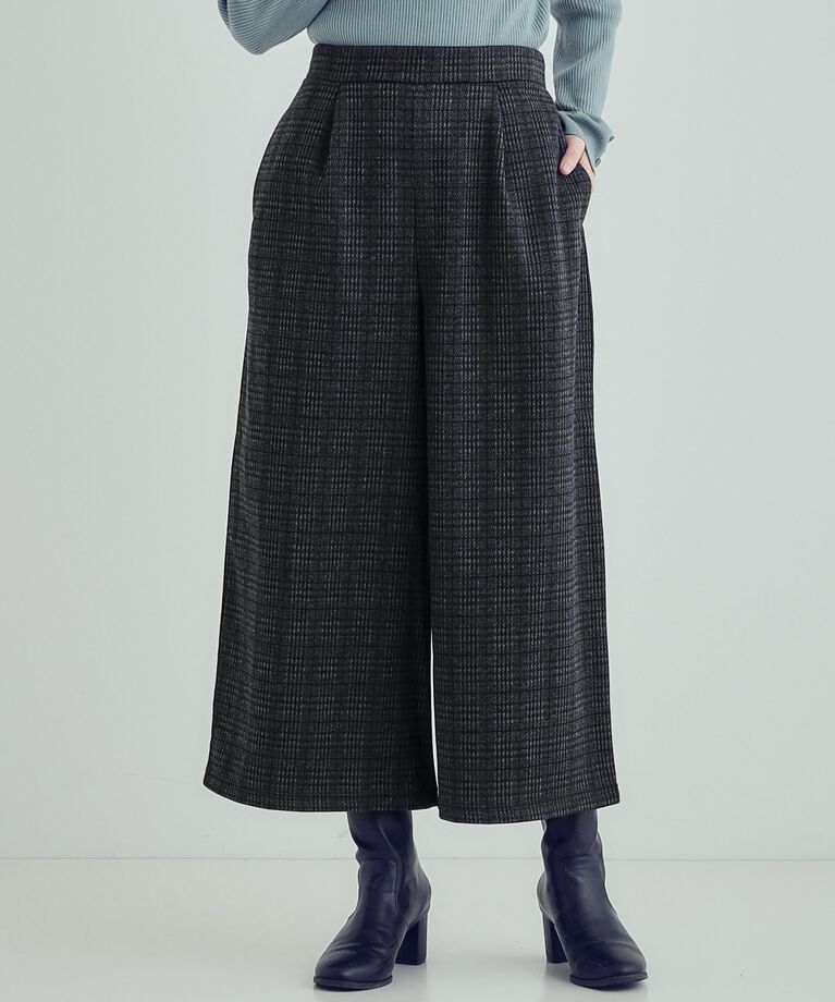 SHOO･LA･RUE「【S-LL】あったか裏起毛クロップドワイドパンツ」|その他|