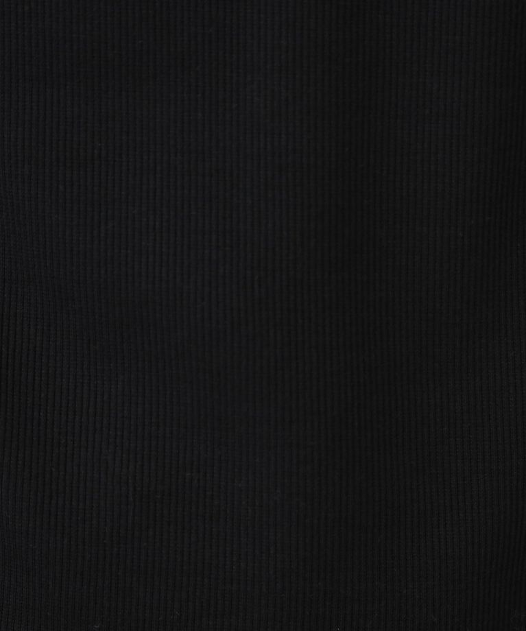 SHOO･LA･RUE「【S-LL】衿レースハイネックリブトップス」|Tシャツ・カットソー|