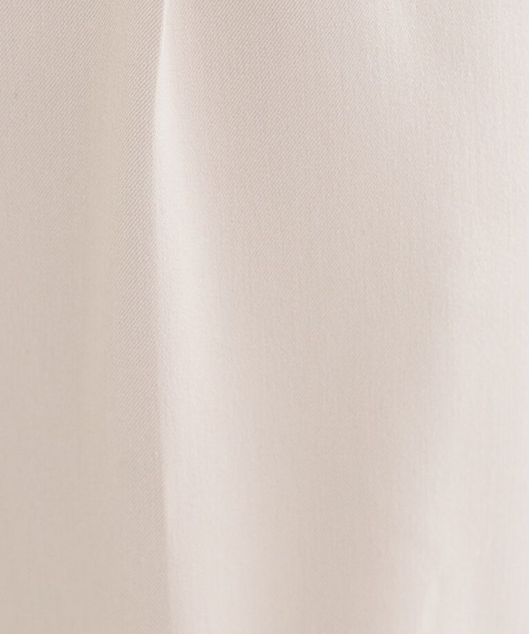 SHOO･LA･RUE「【洗える/S-LL】脚のラインを拾いにくい センタープレス タックワイドパンツ」|その他|