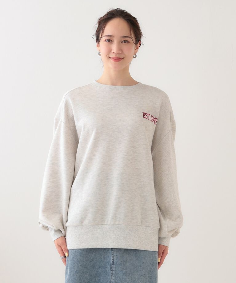 SHOO･LA･RUE「オーバーサイズで抜け感をプラス バックプリントスウェット」|パーカー|
