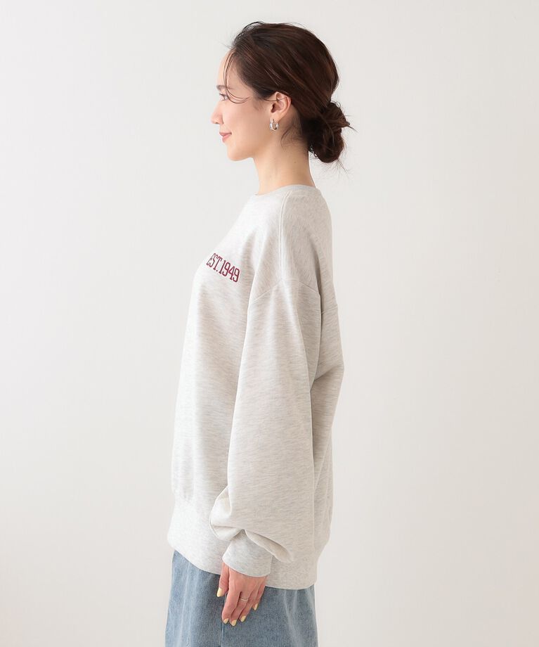 SHOO･LA･RUE「オーバーサイズで抜け感をプラス バックプリントスウェット」|パーカー|