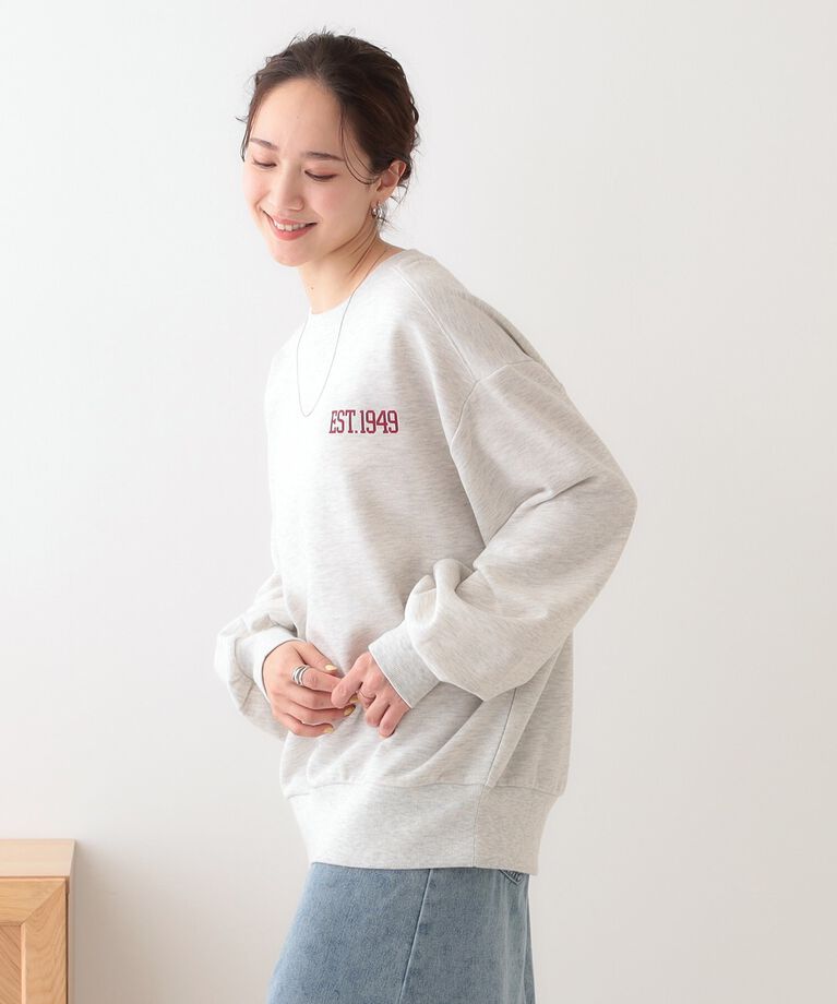 SHOO･LA･RUE「オーバーサイズで抜け感をプラス バックプリントスウェット」|パーカー|