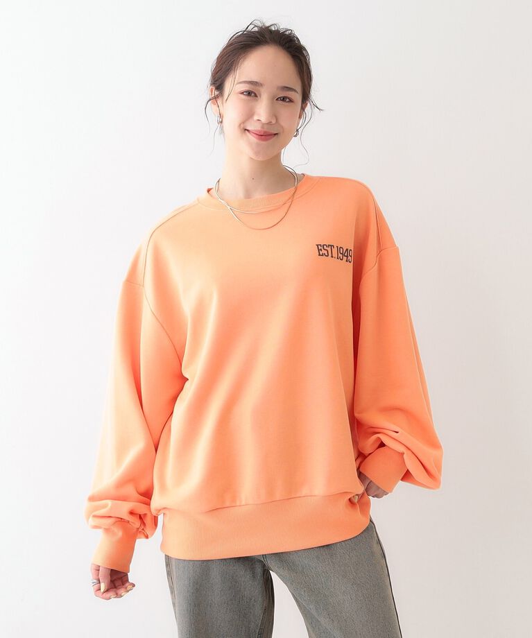 SHOO･LA･RUE「オーバーサイズで抜け感をプラス バックプリントスウェット」|パーカー|