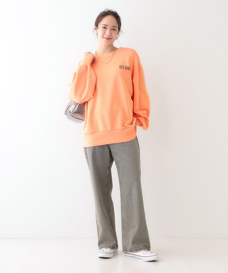 SHOO･LA･RUE「オーバーサイズで抜け感をプラス バックプリントスウェット」|パーカー|