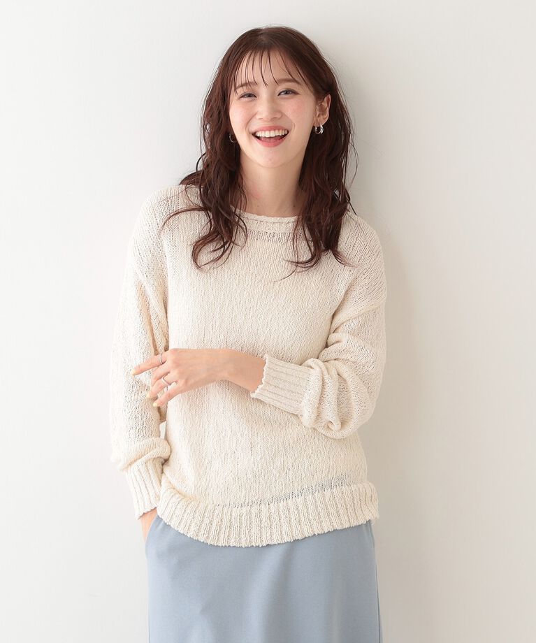 SHOO･LA･RUE「さりげない凹凸感で表情豊か。ロールネックニット」|ニット・セーター|