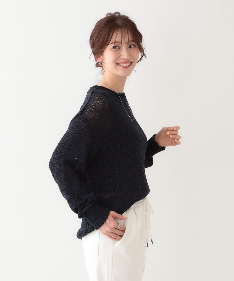 SHOO･LA･RUE「さりげない凹凸感で表情豊か。ロールネックニット」|ニット・セーター|