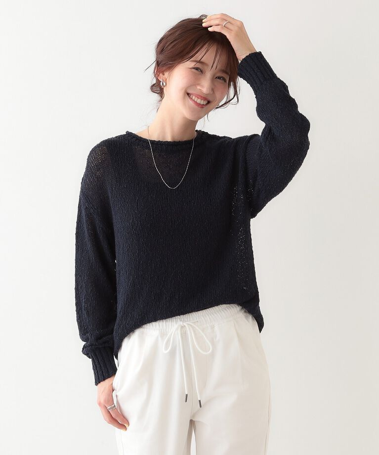 SHOO･LA･RUE「さりげない凹凸感で表情豊か。ロールネックニット」|ニット・セーター|