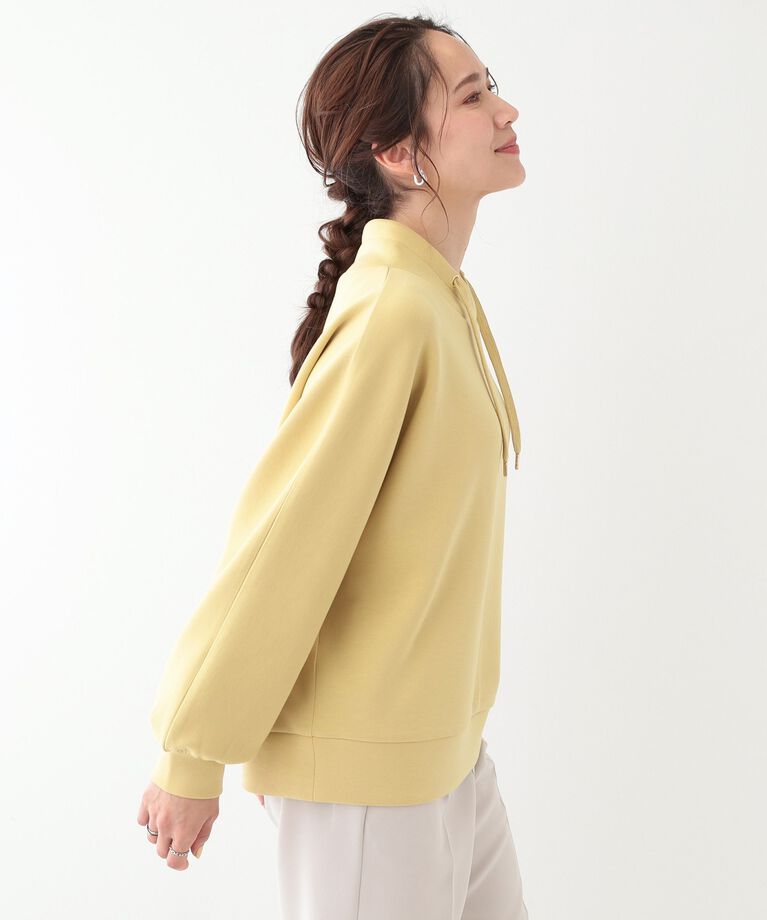 SHOO･LA･RUE「【S-LL】なめらかタッチ もちさら抜け襟トップス」|Tシャツ・カットソー|